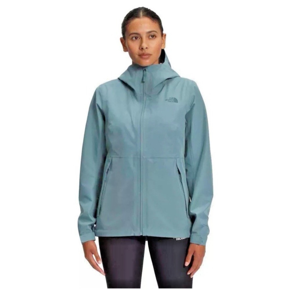 The North Face Women size XS Dryzzle Futurelight Jacket Goblin Blue‎ Rain Active